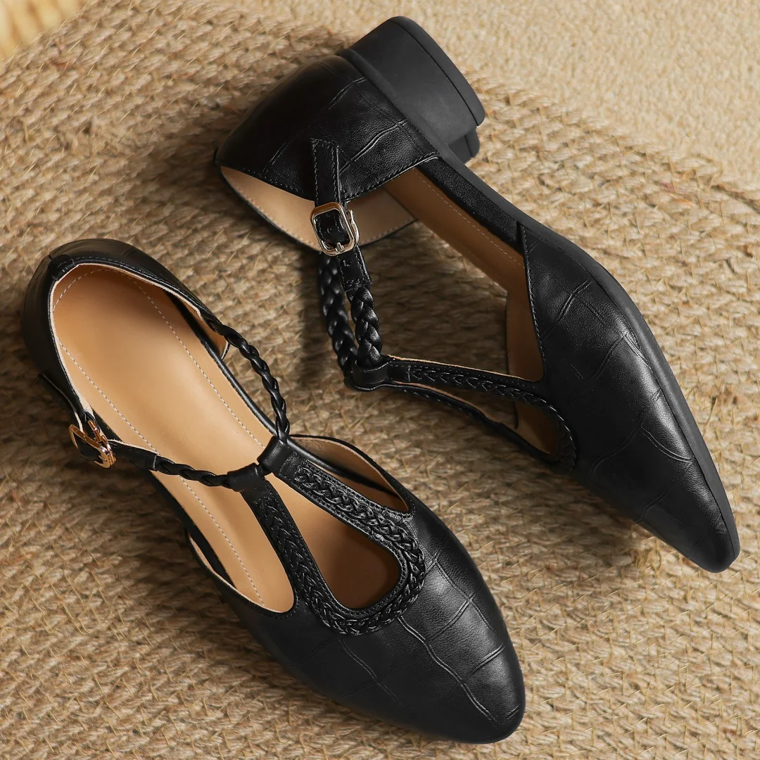 Zelayda™| Kepa Leather Mary Janes