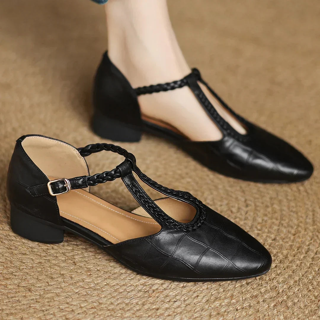 Zelayda™| Kepa Leather Mary Janes
