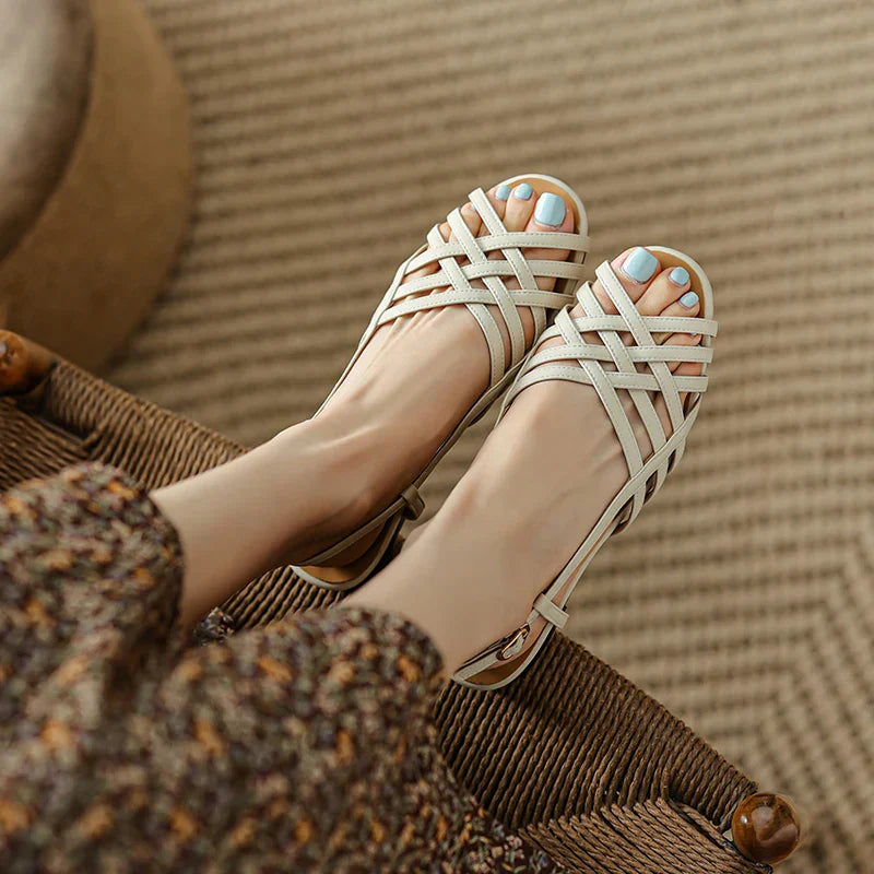 Zelayda™| Klaire Flat Sandals