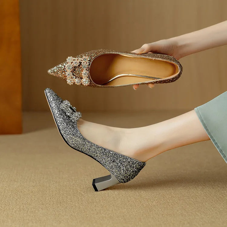 Zelayda™| Gloria Glitter Pumps
