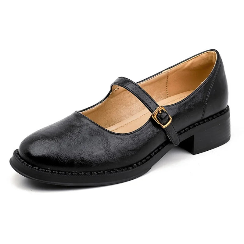 Zelayda™| Classic Comfort Mary Janes Made Of Leather