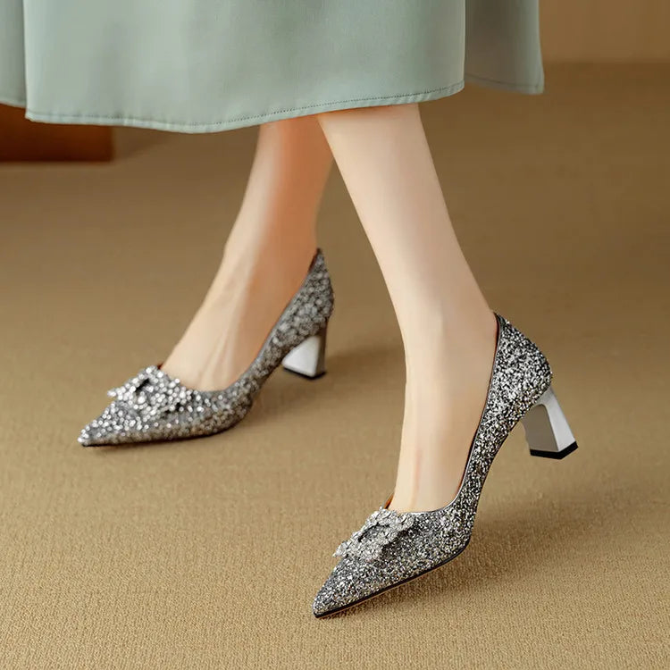 Zelayda™| Gloria Glitter Pumps