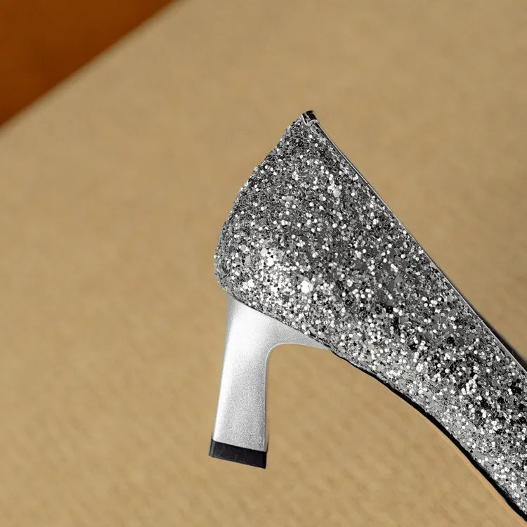 Zelayda™| Gloria Glitter Pumps