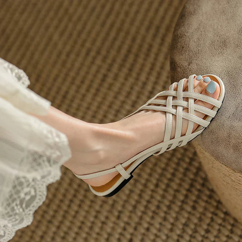 Zelayda™| Klaire Flat Sandals