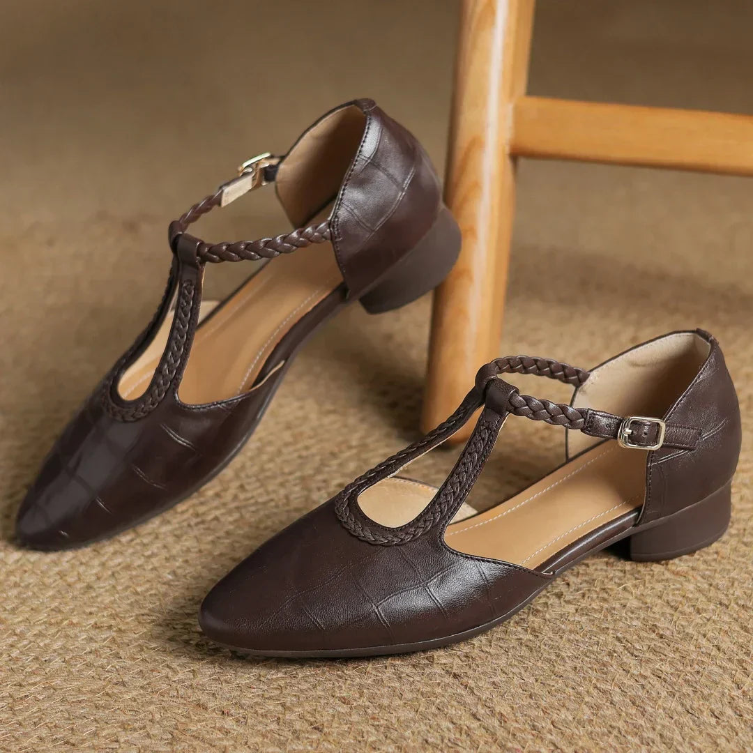Zelayda™| Kepa Leather Mary Janes