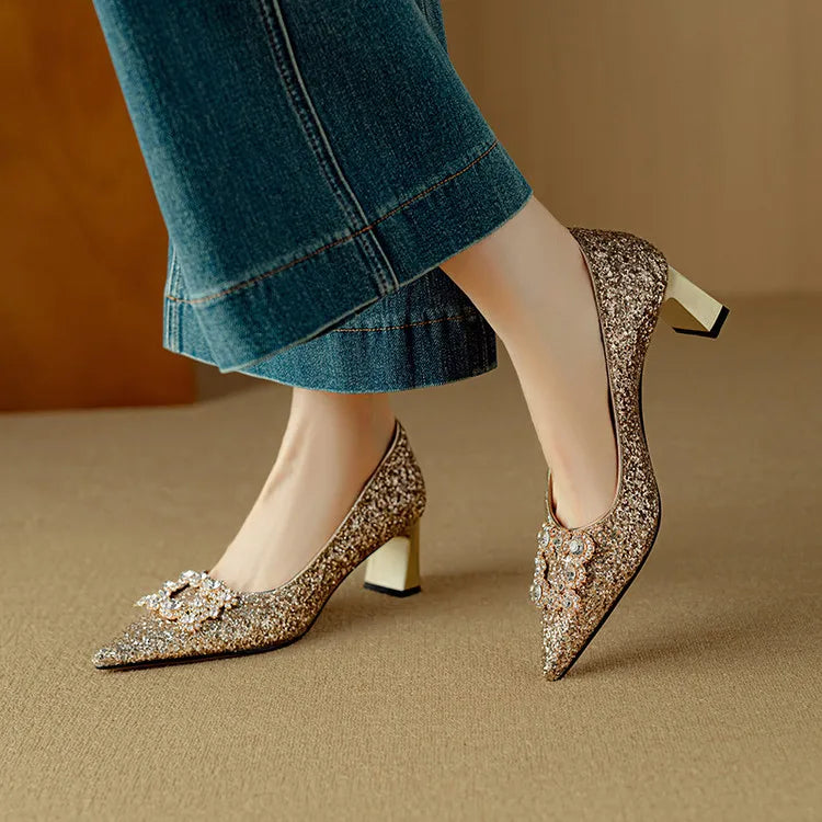 Zelayda™| Gloria Glitter Pumps