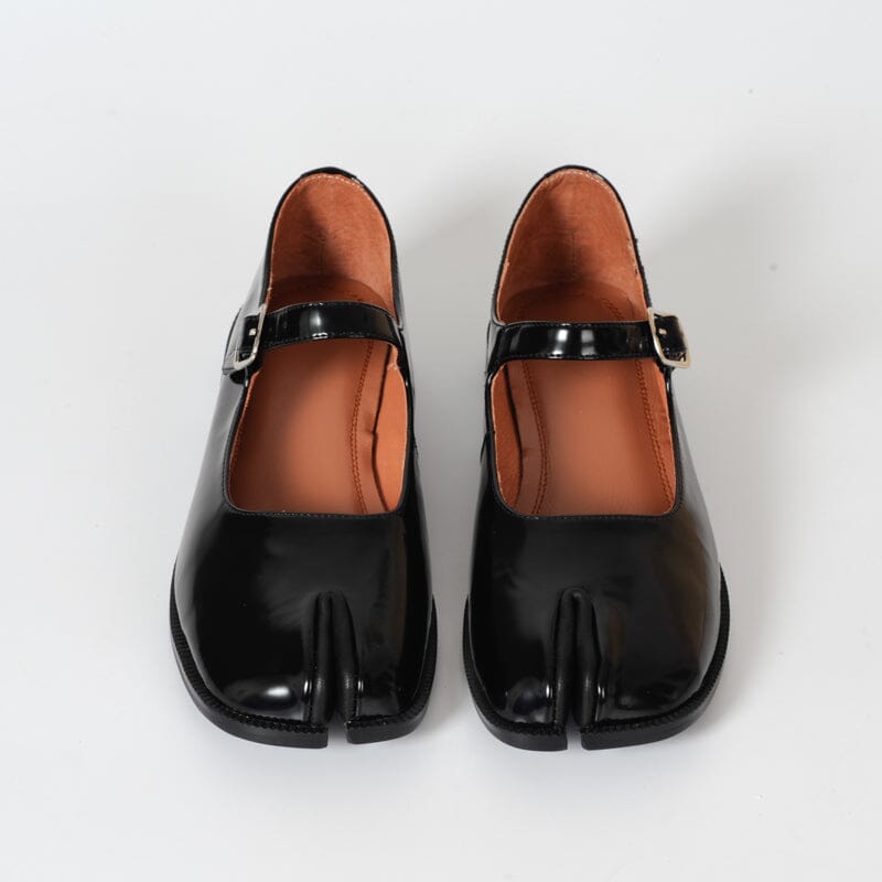 Zelayda™| Martha Leather Mary Janes