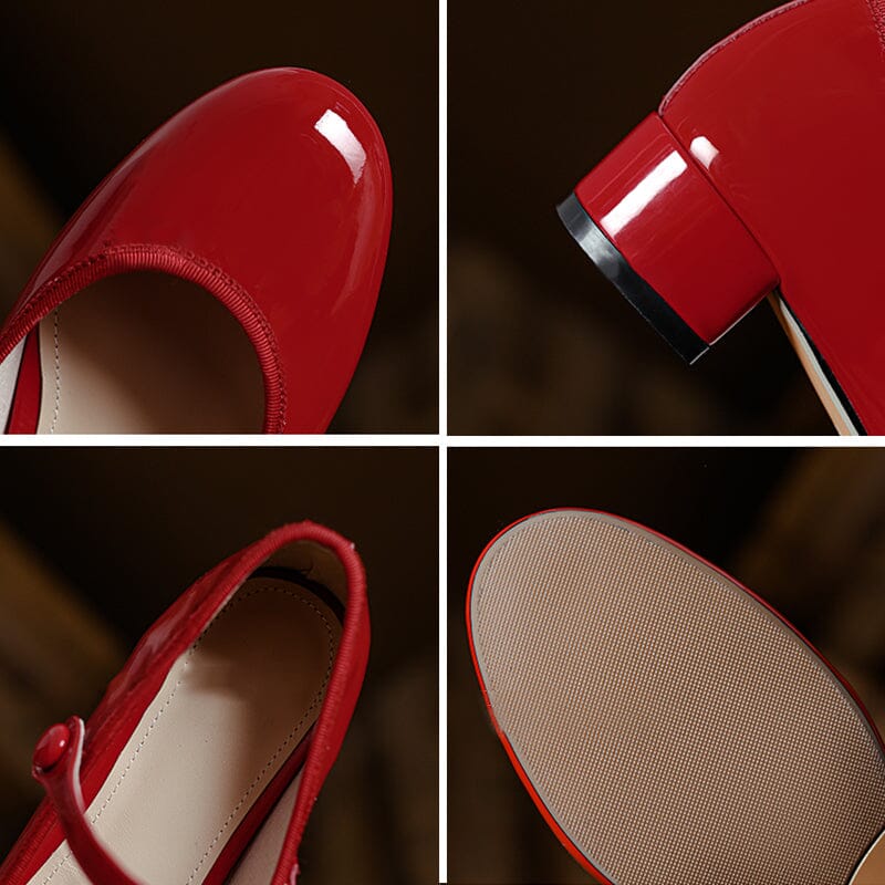 Zelayda™| Livy Leather Mary Janes