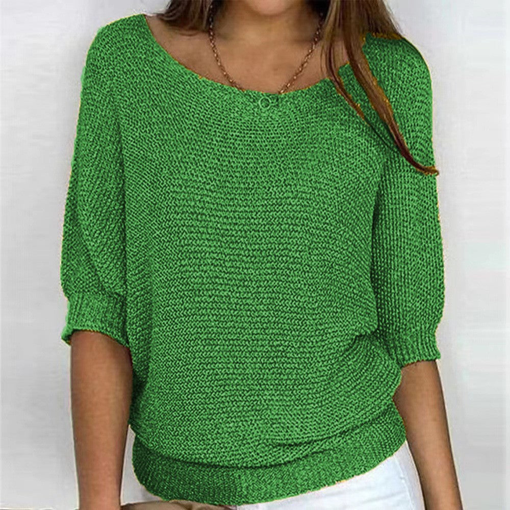 Relaxed Ribbed Knitted Lounge Top
