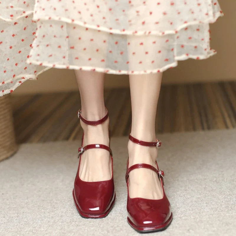 Zelayda™| Elegant Ankle-Strap Pumps