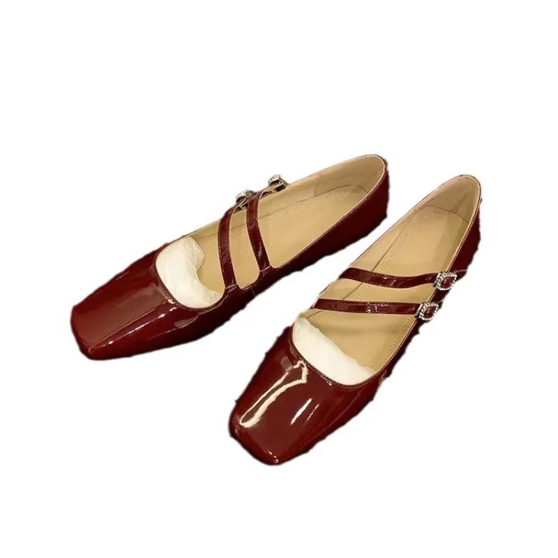 Zelayda™| Chic Double-Strap Flats