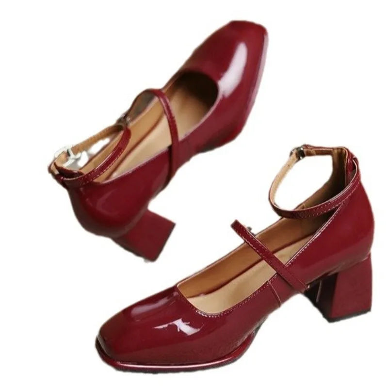 Zelayda™| Elegant Ankle-Strap Pumps
