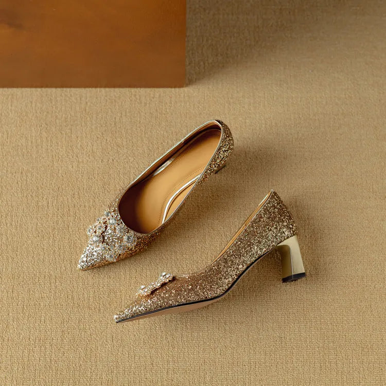 Zelayda™| Gloria Glitter Pumps