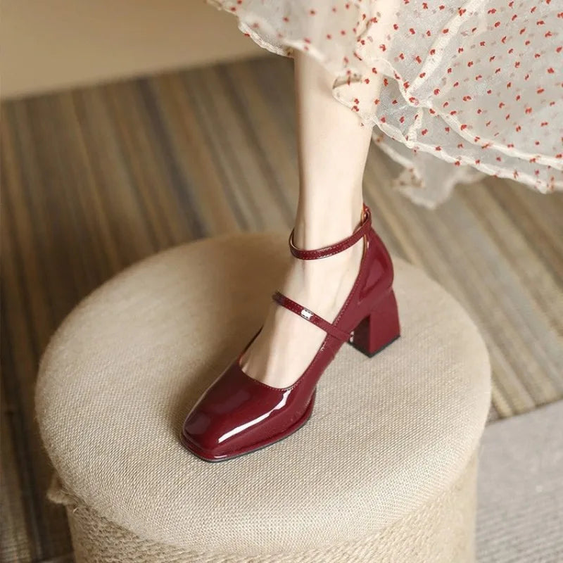 Zelayda™| Elegant Ankle-Strap Pumps