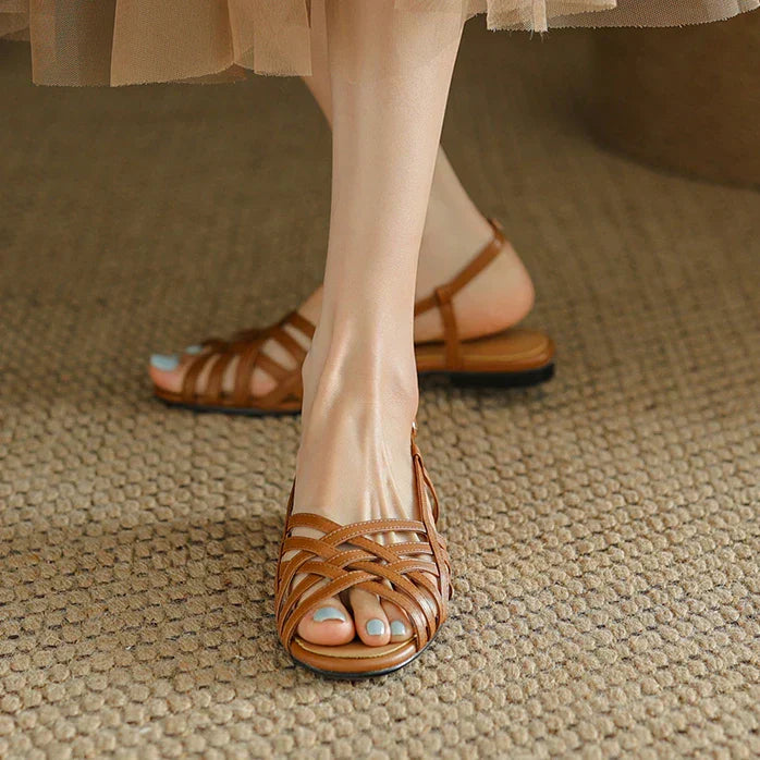 Zelayda™| Klaire Flat Sandals