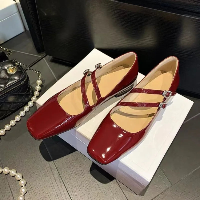 Zelayda™| Chic Double-Strap Flats