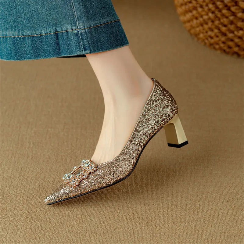 Zelayda™| Gloria Glitter Pumps