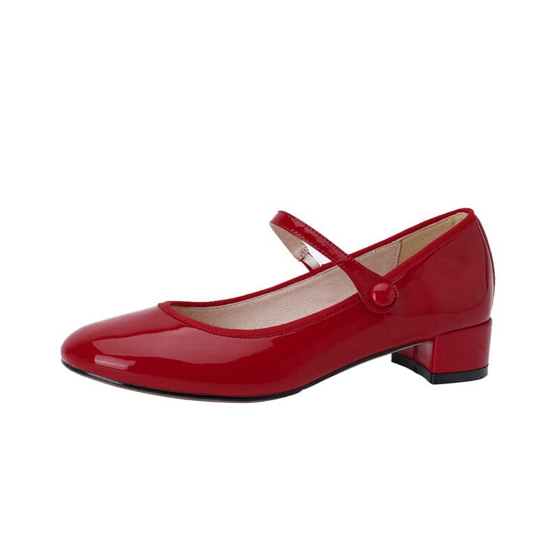 Zelayda™| Livy Leather Mary Janes