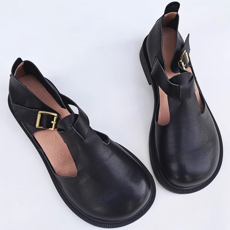 Zelayda™| Colette Leather Mary Janes
