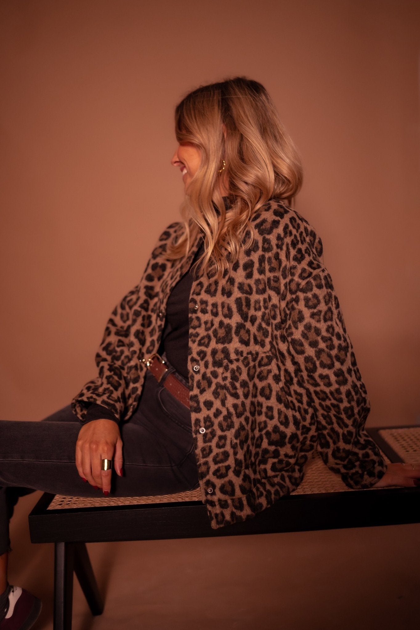 Charlene – Trendy leopard print jacket