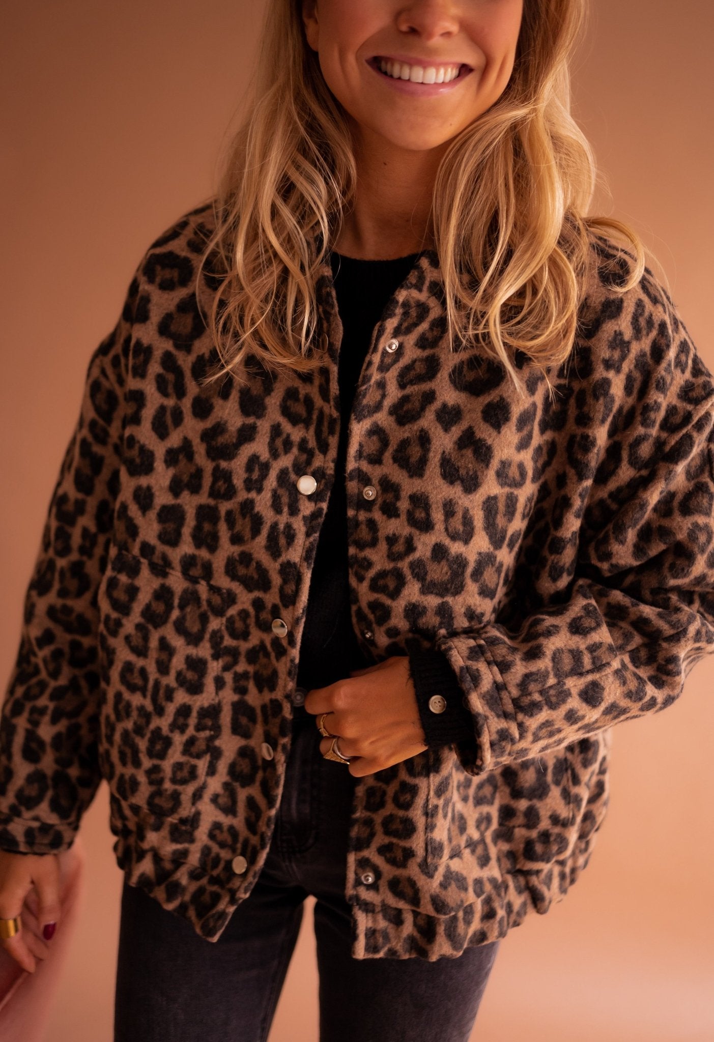Charlene – Trendy leopard print jacket
