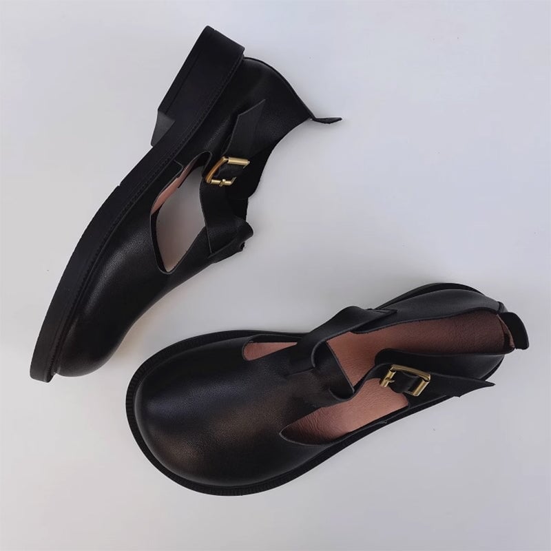 Zelayda™| Colette Leather Mary Janes
