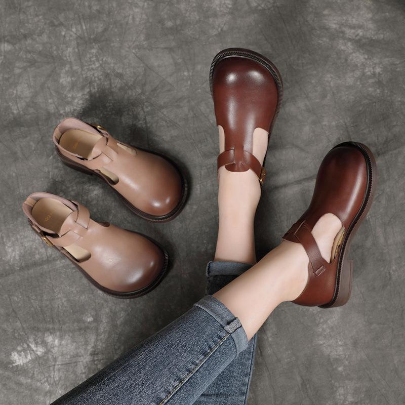 Zelayda™| Colette Leather Mary Janes